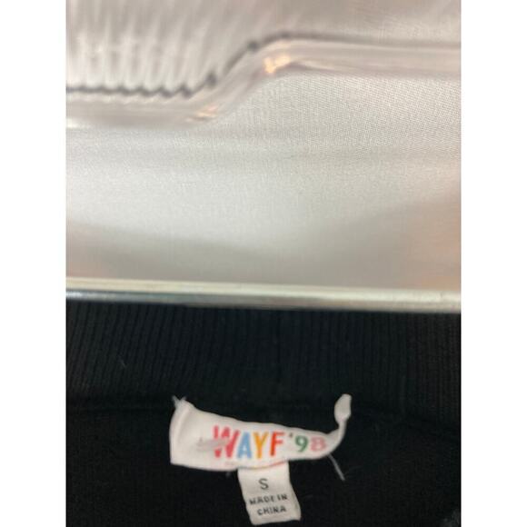 WAYF '98 Antonio Ribbed Flare Pants in Black size small - Picture 3 of 4